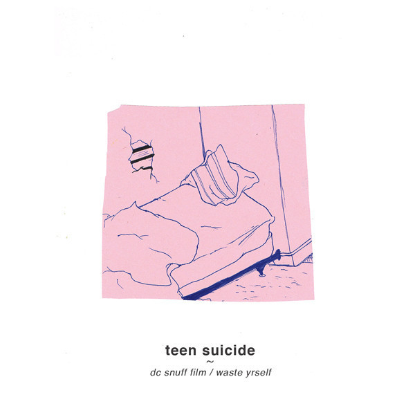 (image for) Teen Suicide - DC Snuff Film / Waste Yourself LP (Blue in Clear)